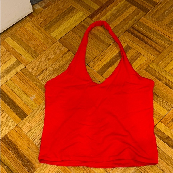 Cotton On red halter neck tank - Picture 1 of 2